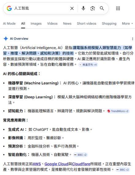 Google AI 概覽優化服務助您的品牌搶佔搜尋最頂端！我們結合 AI 語意解析與精準 SEO 策略，優化網站結構與內容真實度，大幅提升被 Google 推薦為 AI 摘要資訊來源的機率，為您鎖定高轉化流量。